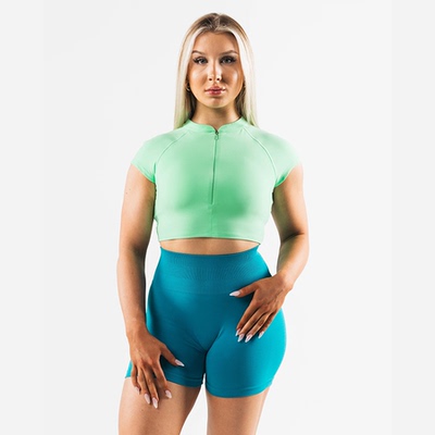 ALPHALETE 女健身运动内衣TENACITY KDM ZIP BRA