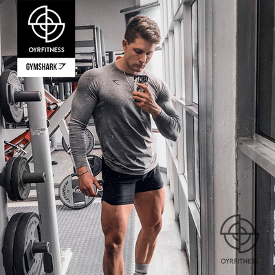 gymshark健身训练长袖t恤