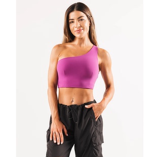 ALPHALETE 女健身运动斜肩内衣TENACITY VALE BRA