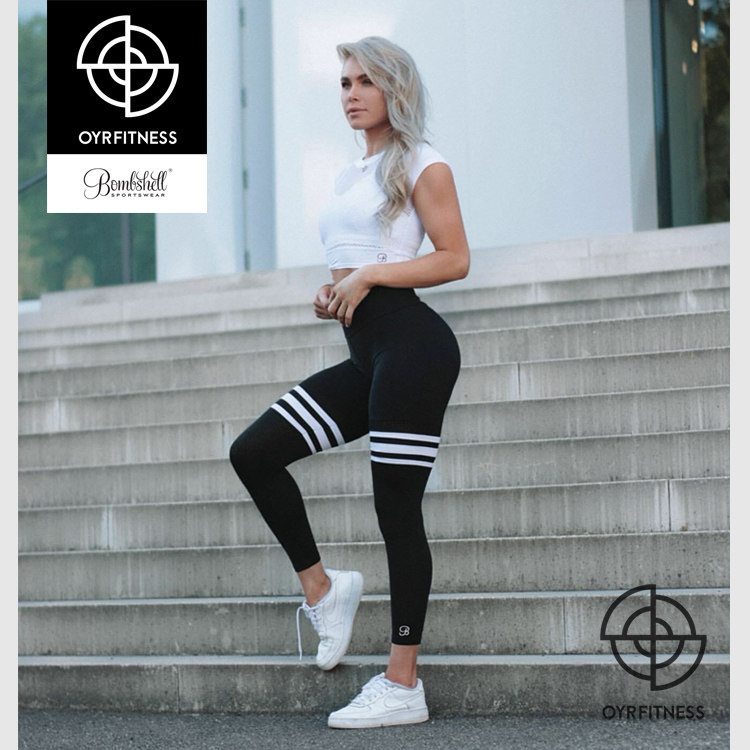 高腰过膝健身裤美国现货