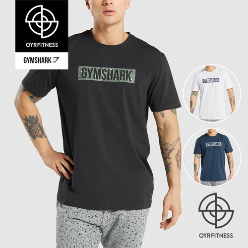 男修身短袖GYMSHARK健身运动