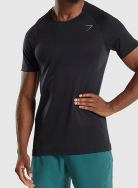 GYMSHARK男APEX PERFORM T-SHIRT轻量级高强度健身训练短袖