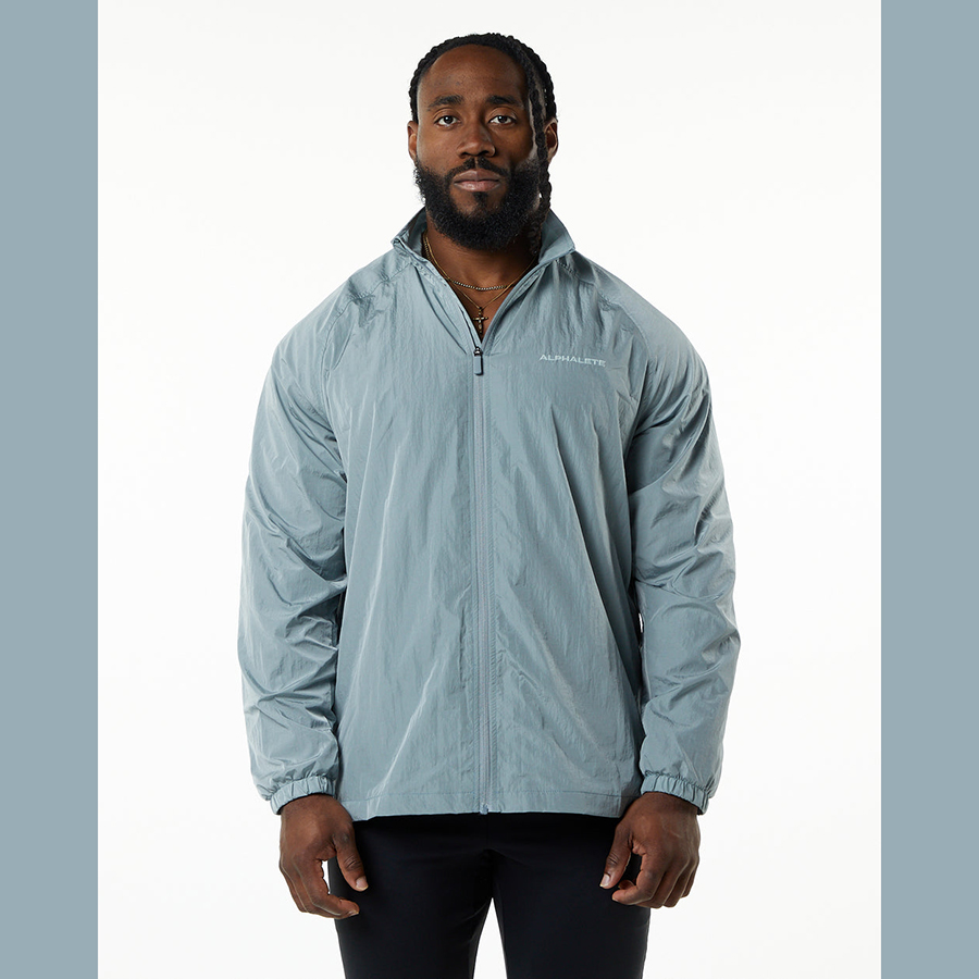 国内现货ALPHALETE 男ENDURE ZIP JACKET健身运动力量夹克