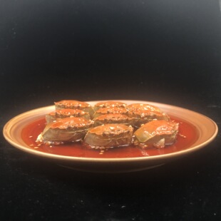 320克全母公母螃蟹大闸蟹碗罐熟食蒜香麻辣一元蟹二碗包邮小零食