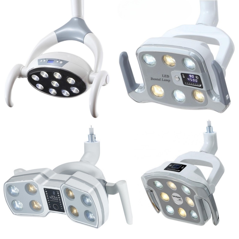牙科口腔灯照明LED冷光口腔种植灯手动感应双色可调亮度无影灯