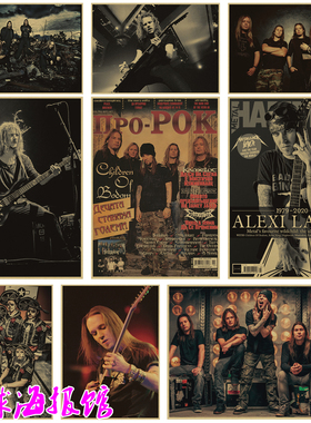 Children of Bodom 博多之子摇滚音乐海报牛皮纸海报酒吧装饰画芯