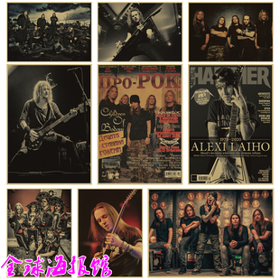 Children of Bodom 博多之子摇滚音乐海报牛皮纸海报酒吧装饰画芯