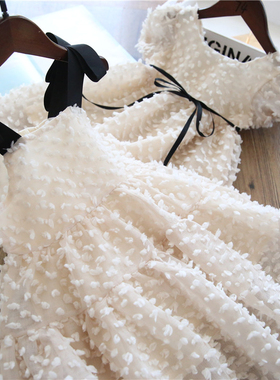 洋气姐妹装~女童连衣裙 韩版儿童纯棉公主裙小香风裙子儿童夏新款