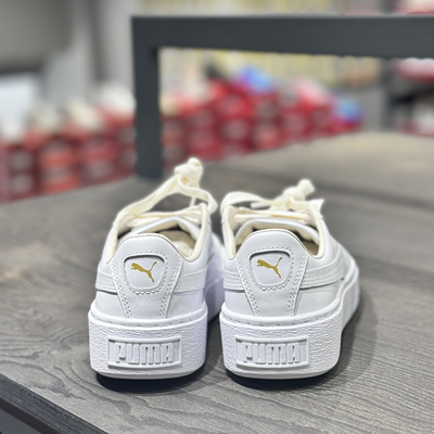 彪马PUMA新款女子休闲运动低帮经典厚底百搭轻便板鞋小白鞋364040