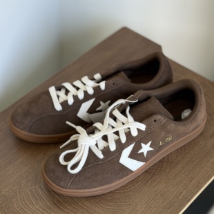CONVERSE Classic Trainer匡威金标复古棕色休闲德训板鞋 A16396C