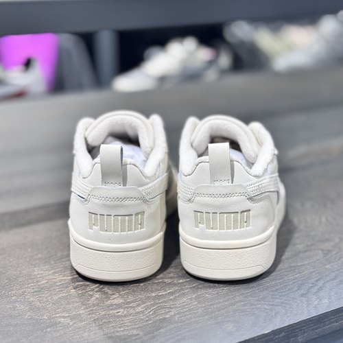 PUMA彪马男子秋冬低帮经典复古灰色加绒休闲板鞋 REBOUND 397475