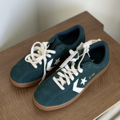 CONVERSE Classic Trainer匡威金标复古蓝绿休闲德训板鞋 A16433C