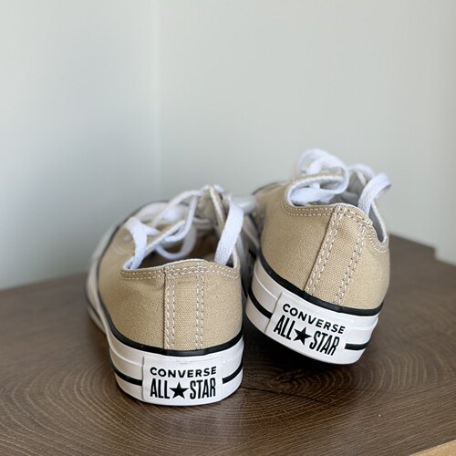 CONVERSE匡威 All Star卡其色男女经典低帮透气休闲帆布鞋A20958C