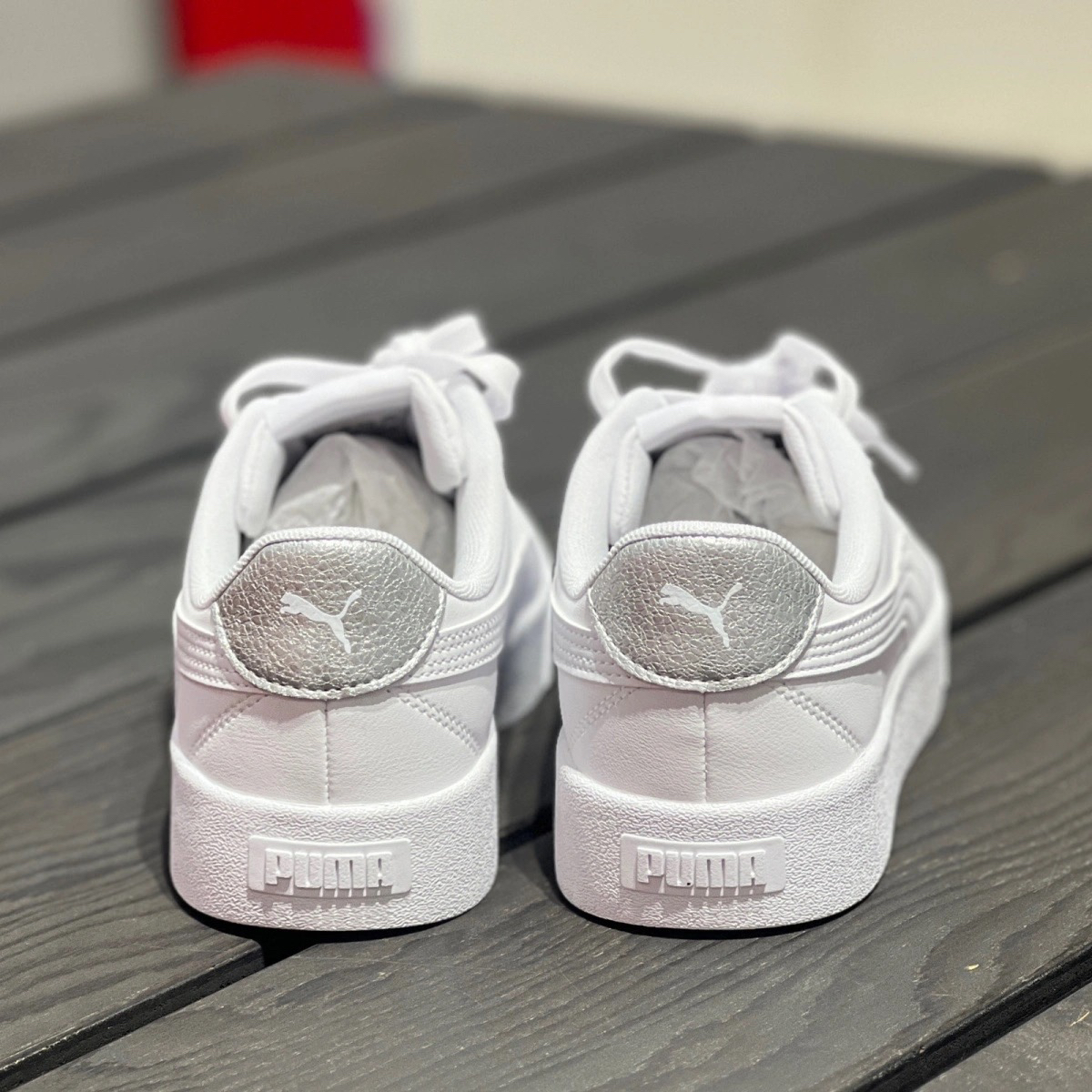 彪马/Puma春夏女子低帮百搭经典厚底小白鞋休闲运动板鞋386666