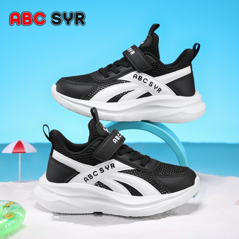 ABC儿童网面透气运动鞋男女