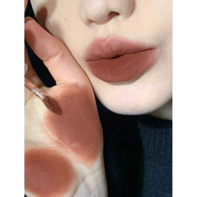 INTOYOU心慕与你女主角雾面哑光丝绒口红唇釉唇彩袋装唇泥EM08