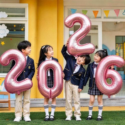幼儿园我们毕业了气球拍照道具