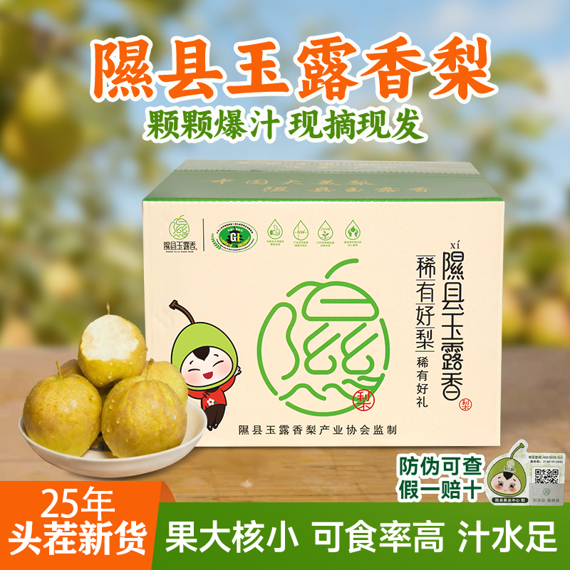 玉露香梨新鲜采摘皮薄肉厚