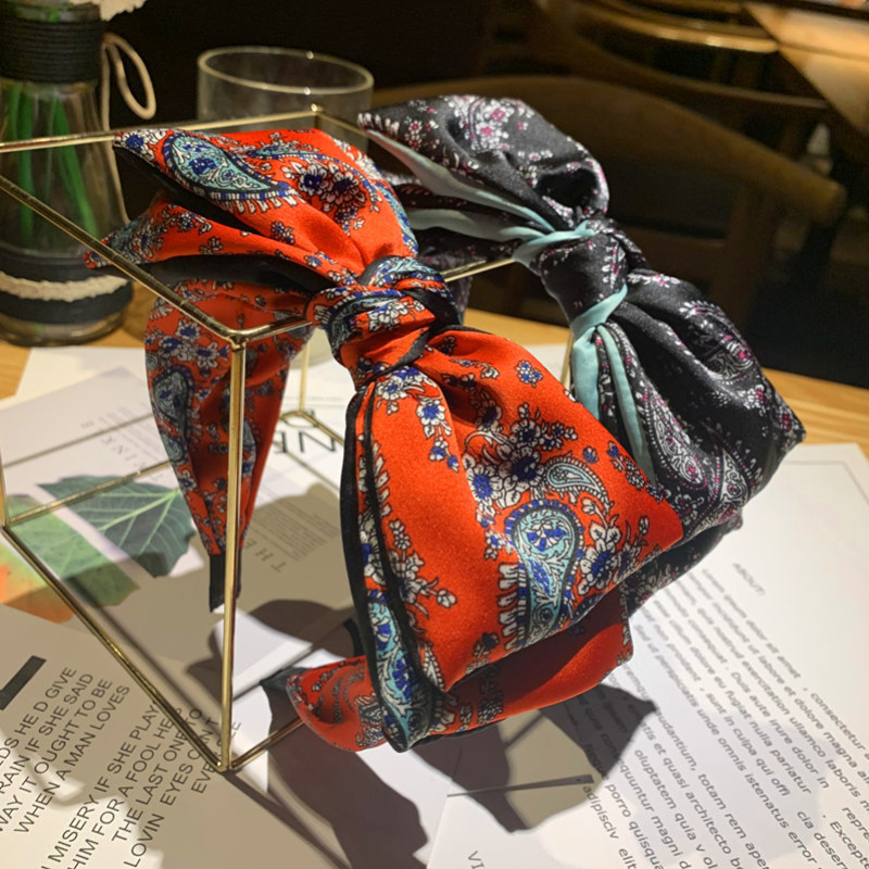 韩国气质复古发箍女百搭甜美外出网红蝴蝶结头饰宽边腰果碎花头箍,饰品/流行首饰/时尚饰品新,发饰,淘宝优惠券,粉丝福利购,淘宝优惠卷