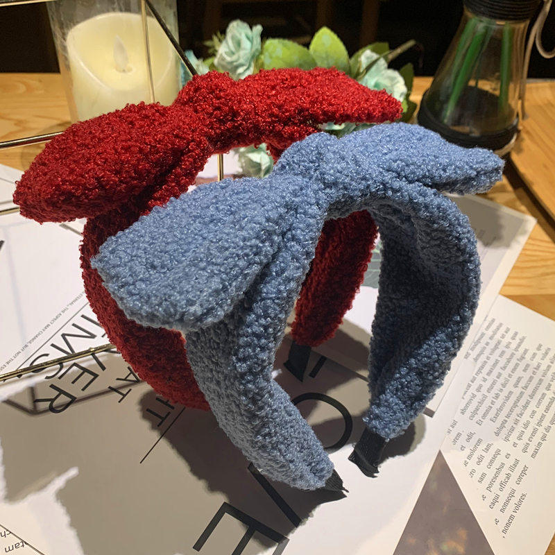 韩国蝴蝶结发箍女秋冬羊毛绒洗脸发卡洗脸敷面膜束发带泰迪绒头箍,饰品/流行首饰/时尚饰品新,发饰,淘宝优惠券,粉丝福利购,淘宝优惠卷