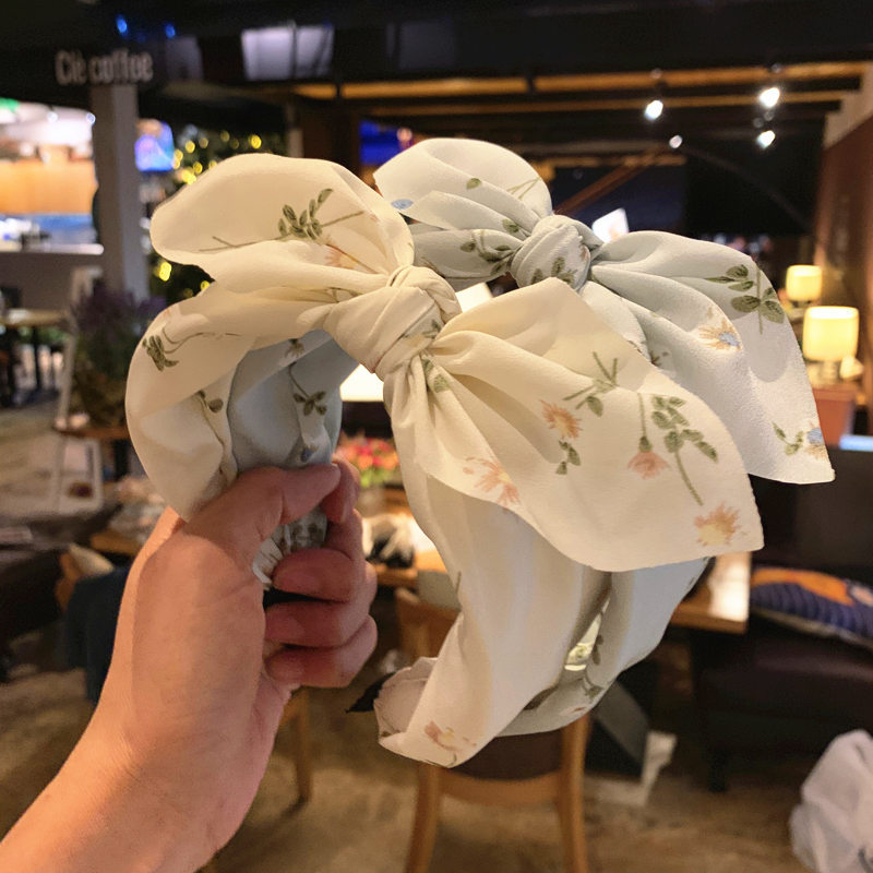 韩版发卡成人发箍韩国宽边甜美简约头箍网红打结蝴蝶结压发窟淑女