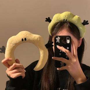 可爱搞怪毛绒发箍女款秋冬头箍发卡洗脸敷面膜洗漱专用束发带头饰