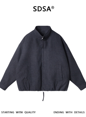 SDSA男士秋冬新款痞帅男装韩版简约百搭拉链立领羽绒服外套保暖