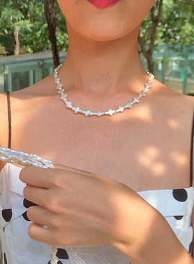 天然淡水异形巴洛克珍珠项链