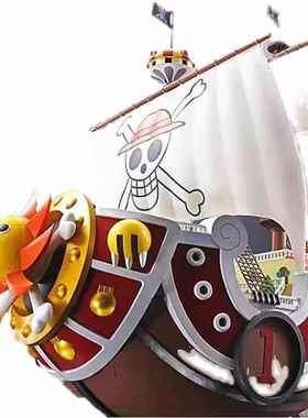 万代海贼王船动漫玩具超合金万里阳光桑尼号特大高38cm长35cm模型