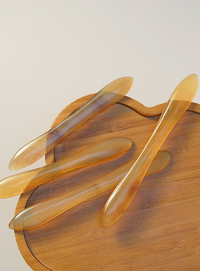 又一雪 素双尖发簪 角簪天然血丝牛羊角古风盘发绾挽发髻簪子发饰