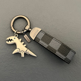 可爱小恐龙汽车钥匙扣创意网红钥匙链包挂件高档挂饰情侣礼物男女
