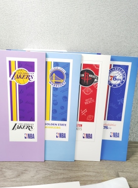 得力笔记本学生简约本子NBA篮球B5联名软面无线加厚日记本记事本