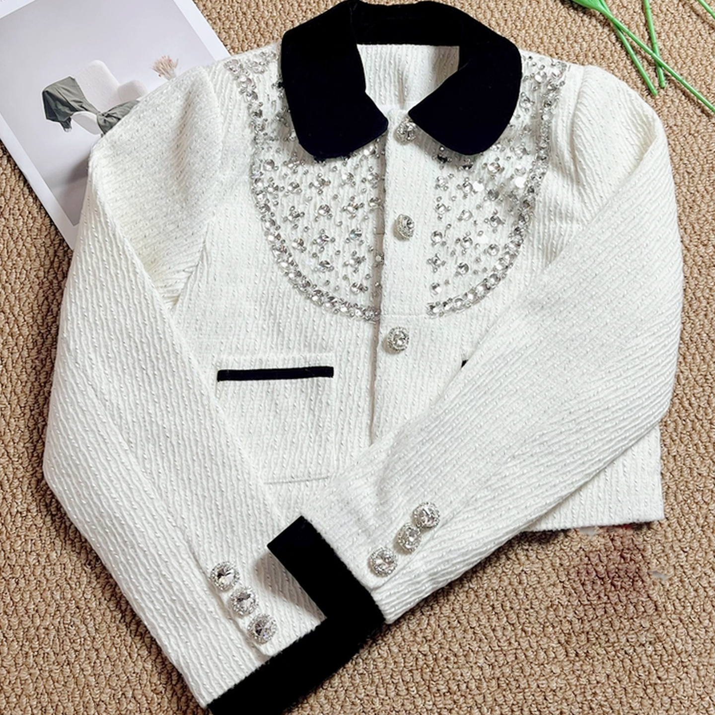 穿衣女王小香风富家千金名媛上衣