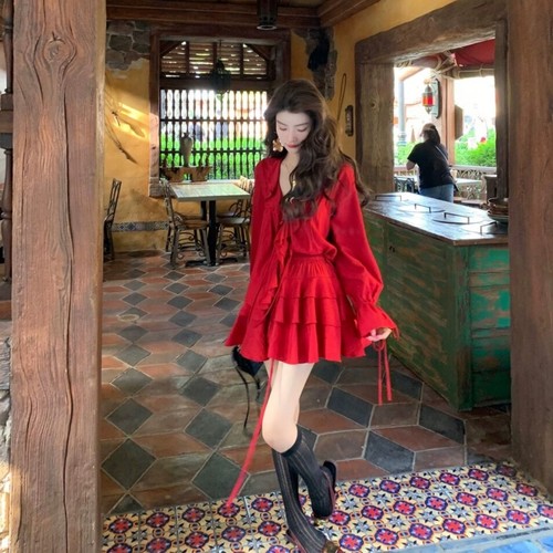 煌埃及大西北旅游拍照裙子套装