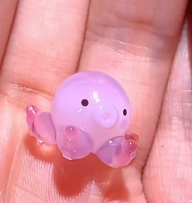 小章鱼吊坠八爪鱼项链纯手工礼物