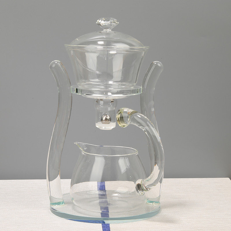 懒人创意玻璃半全自动功夫茶具套装泡茶器网红家用磁吸泡茶壶茶杯