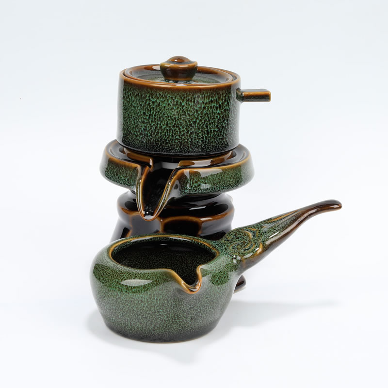 陶瓷瓷懒人窑变自动功夫创意茶具