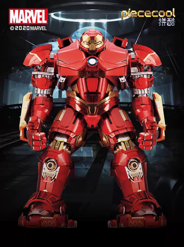 拼酷反浩克装甲拼装模型3D金属拼图漫威周边钢铁侠公仔送男友礼物