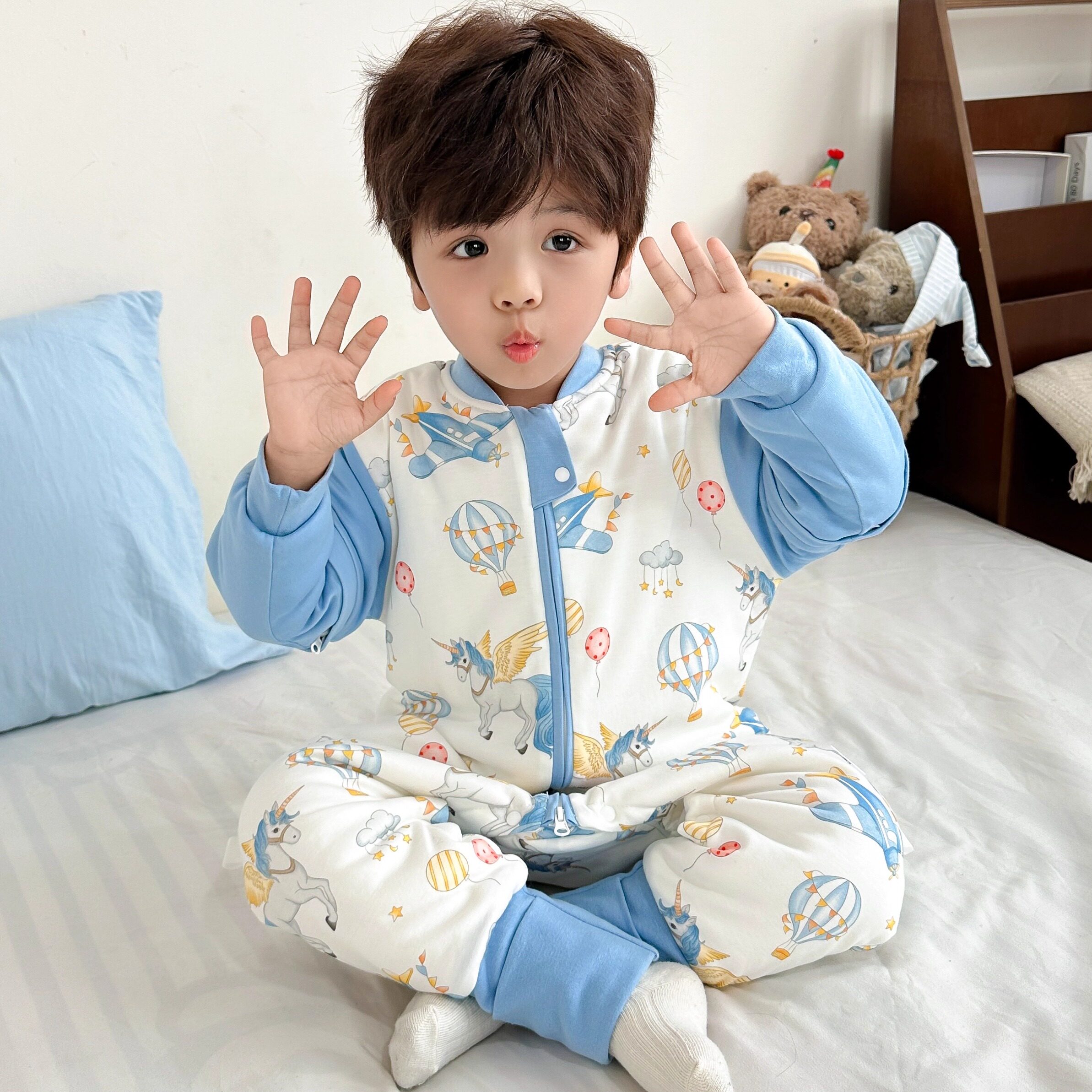 秋冬儿童恒温睡袋婴儿分腿防踢被神器天竹棉宝宝拆袖睡衣可包脚,婴童用品,睡袋/防踢被,淘宝优惠券,粉丝福利购,淘宝优惠卷