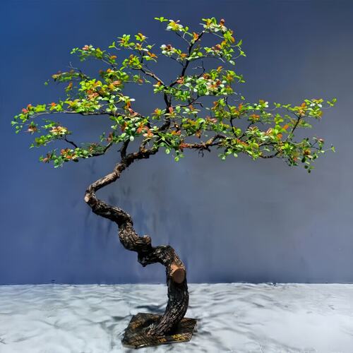 精品海岛春花真绿植室内装饰造景落地摆件简约植物中式茶室景观