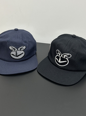 eaphexTwin 6片帽羊毛卡通刺绣S潮牌高冠平沿帽棒球帽美式街头
