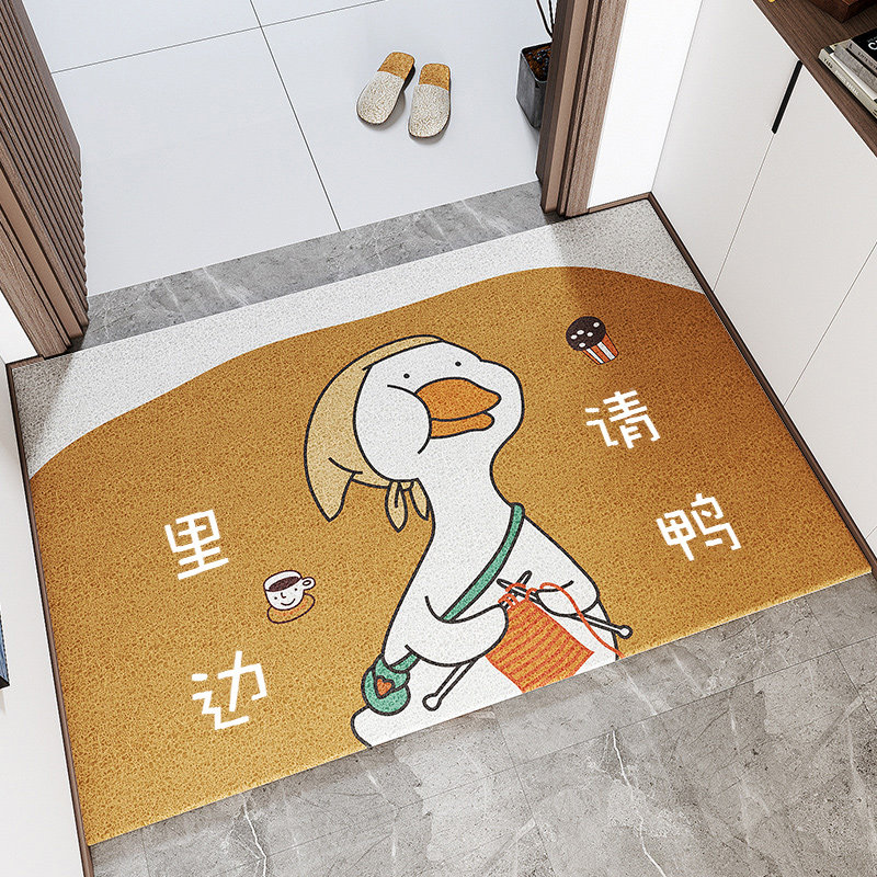 卡通丝圈地垫入户门垫进门口门外脚垫子家用客厅浴室防滑玄关地毯,居家布艺,家用脚垫,淘宝优惠券,粉丝福利购,淘宝优惠卷
