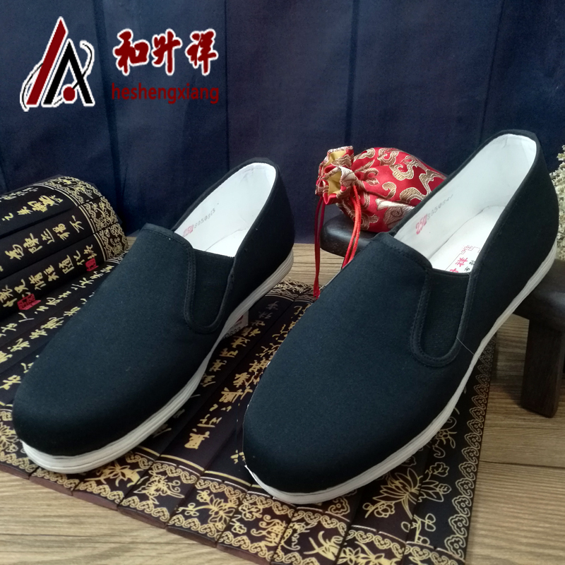 老北京千层底休闲风透气大码布鞋