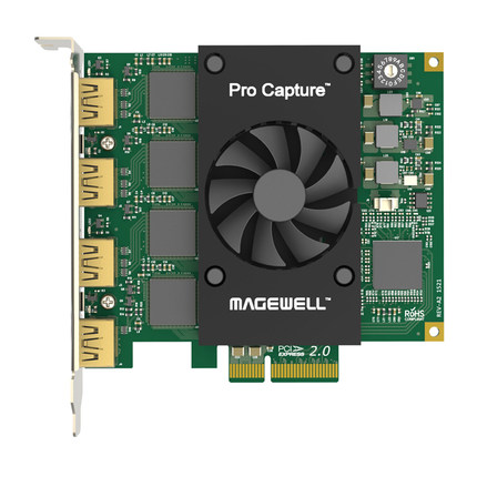 美乐威pro capture Quad HDMI 4路HDMI同时输入采集 vMix导播采集