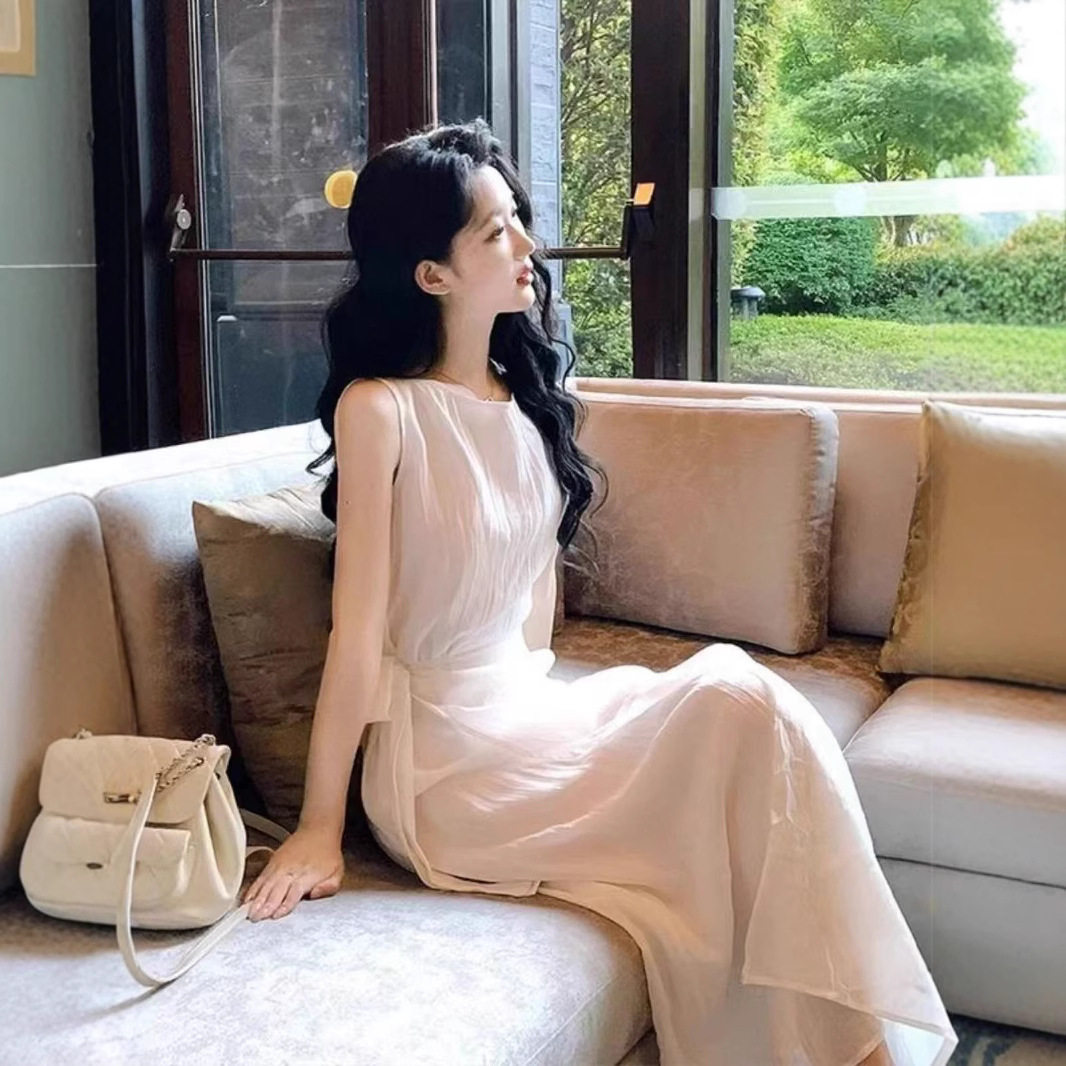 法式风情万种长裙气质女神范轻奢