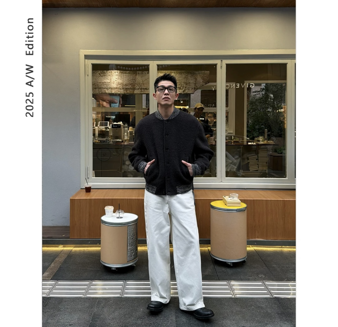 DUPU CONTRACTED 蓝牛王同版型 12.8OZ粗斜纹微阔直筒白牛