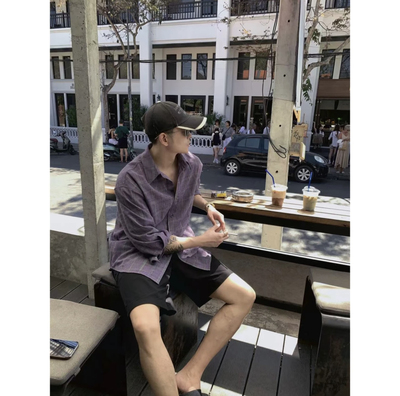 【NOKO】 26SS私服系列/ 多彩格纹轻薄防晒衬衫 男女同款