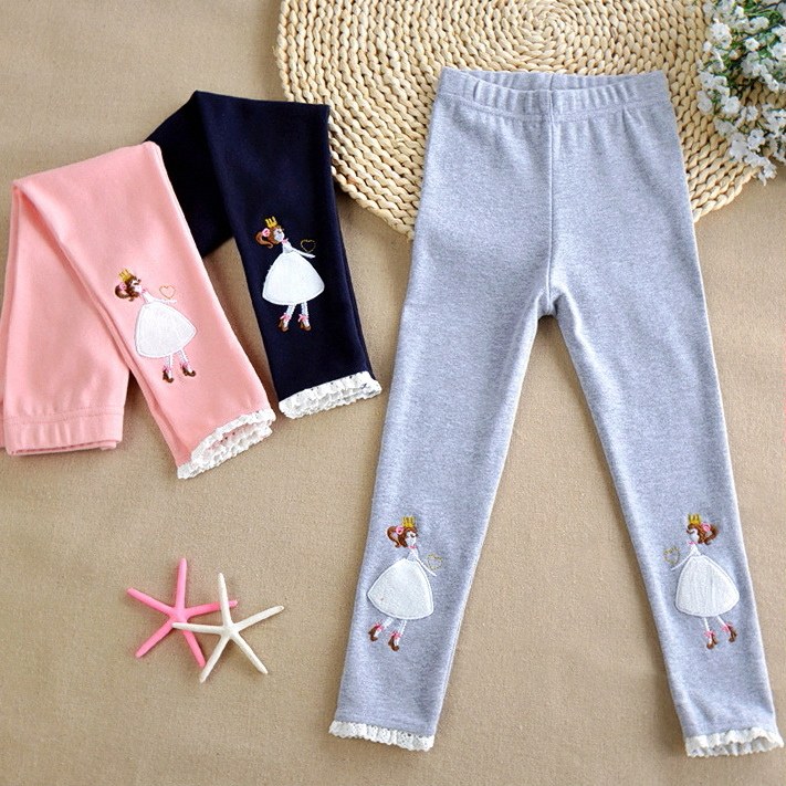 春秋女童打底裤小女孩亲子中大女童新款洋气百搭长裤韩版小脚裤潮