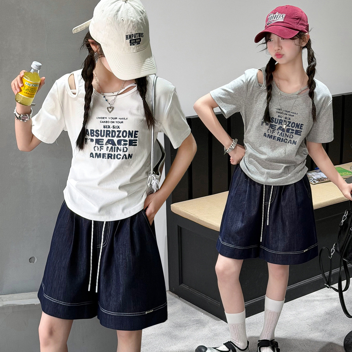 夏装女童套装薄款2026夏季女儿童运动套装