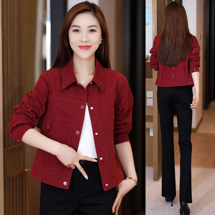 时尚短款外套女2024春季新款洋气减龄显瘦小个子百搭休闲夹克上衣